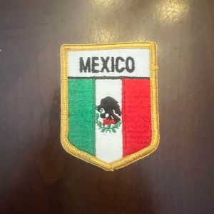 Vintage 1970’s Swiss Maid Quality Emblems Mexico Flag Badge Patch